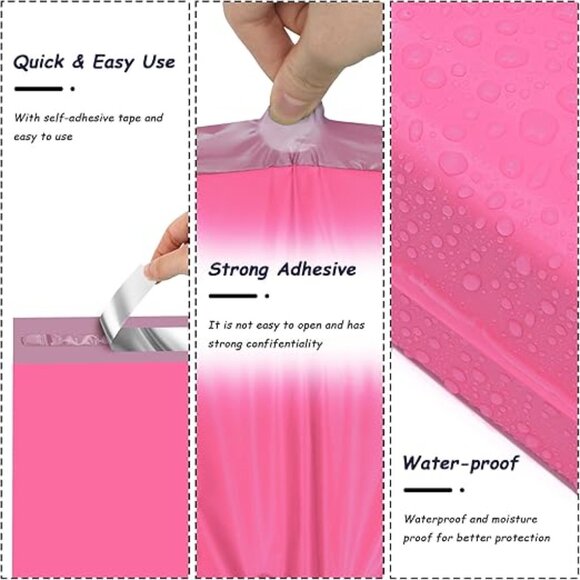 Mailers (10) 14.5x19 In Pink - Picture 2 of 2